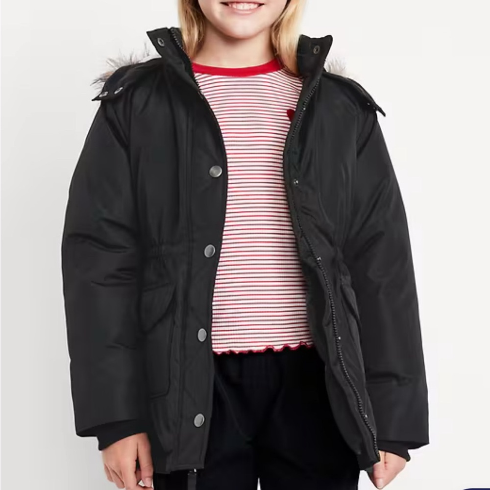Black Winter Puffer Jacket NWT